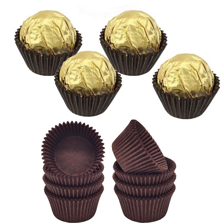 custom brown 5cm cupcake liner muffin cake cup greaseproof paper baking cups wrapper custom brown 5cm cupcake liner muffin cake cup greaseproof paper baking cups wrapper