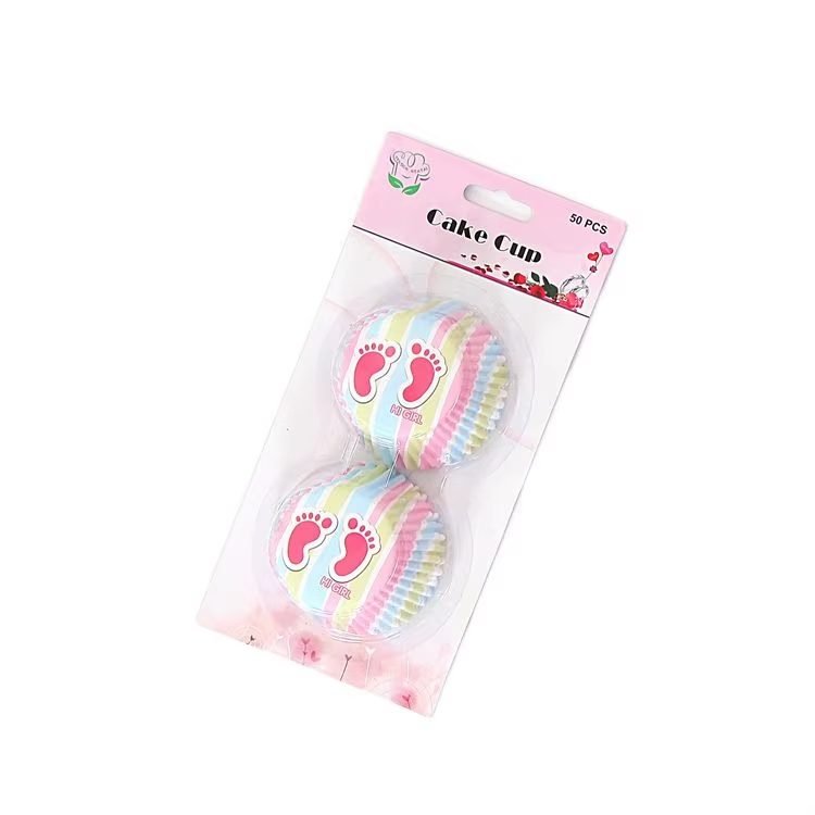 custom brown 5cm cupcake liner muffin cake cup greaseproof paper baking cups wrapper