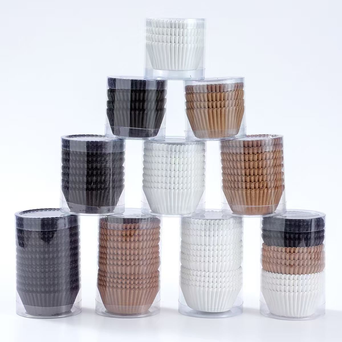 custom brown 5cm cupcake liner muffin cake cup greaseproof paper baking cups wrapper