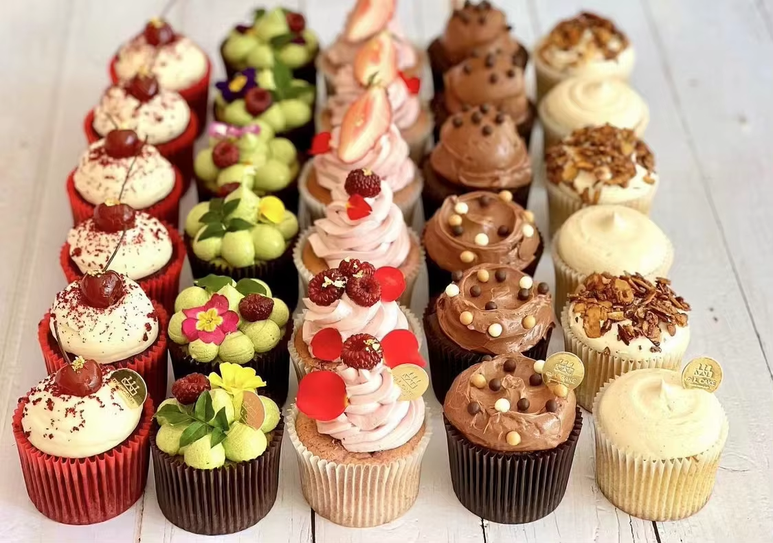 custom brown 5cm cupcake liner muffin cake cup greaseproof paper baking cups wrapper