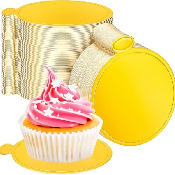 gold cake boards paper mini dessert cake tray