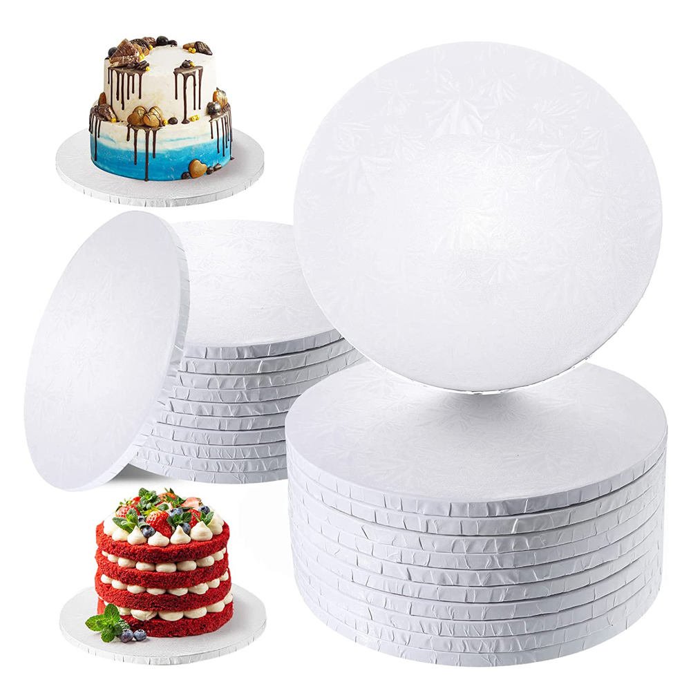 paper cake drum white paper cake board