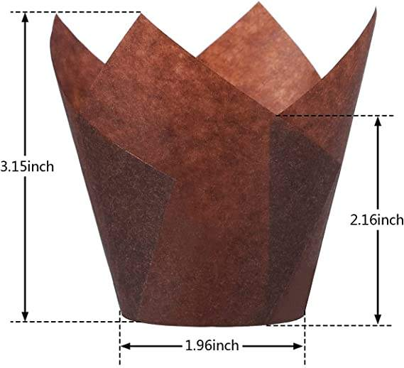 brown paper cupcake liners 5cm tulip baking cups brown paper cupcake liners 5cm tulip baking cups