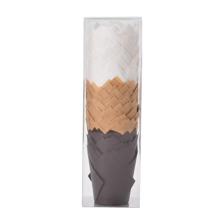 brown paper tulip baking cups cupcake liners 5cm