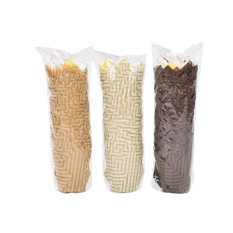 brown paper tulip baking cups cupcake liners 5cm