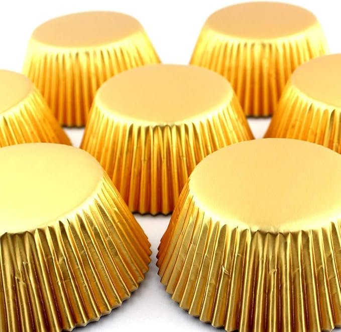 gold silver foil greaseproof paper cupcake liners gold silver foil greaseproof paper cupcake liners