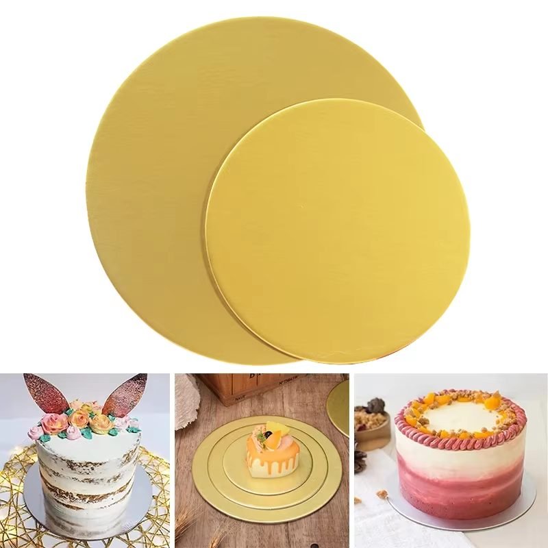 paper cake board gold paper cake tray