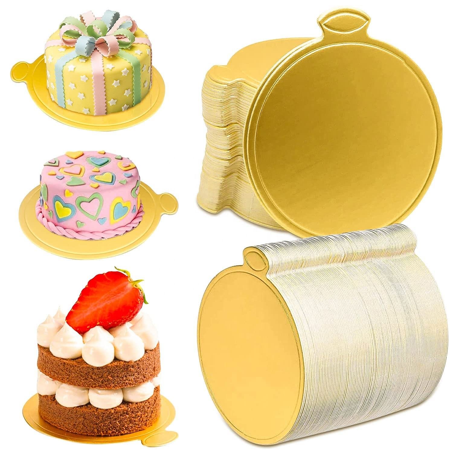 Gold cake boards paper mini dessert cake tray gold cake boards paper mini dessert cake tray
