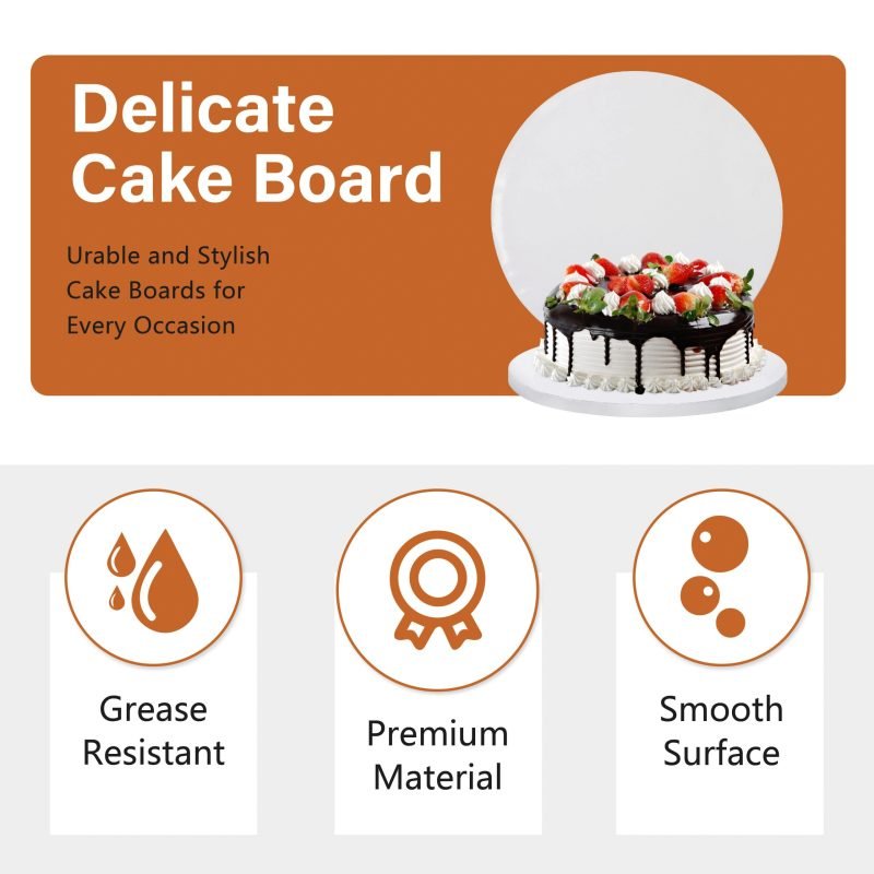 Paper cake drum white paper cake board corrugated cake board application 1