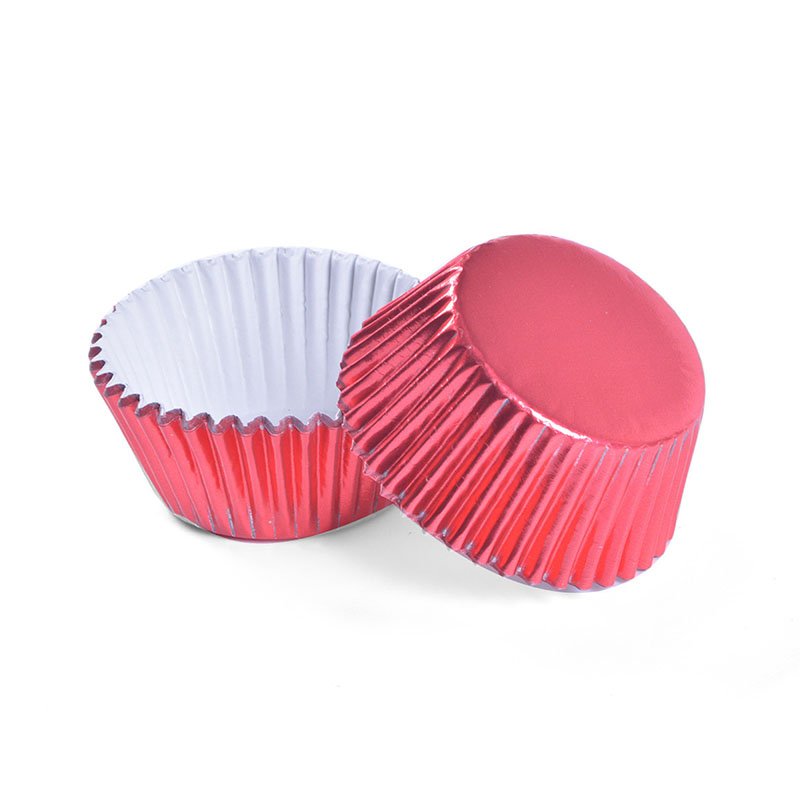 Gold Foil Paper Cupcake Liners Standard Size Foil paper cupcake liners oil resistance
