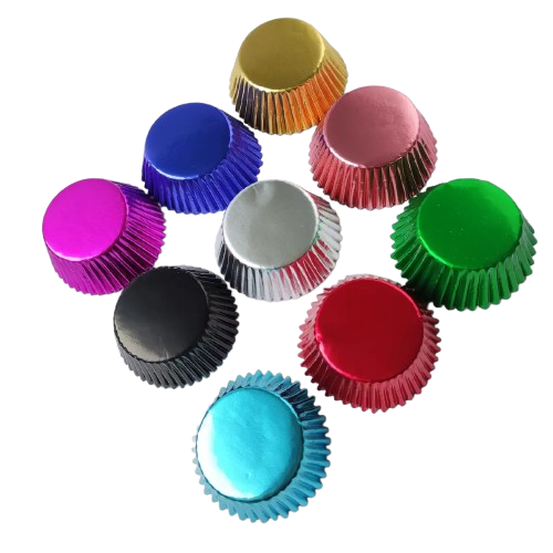 custom gold silver red foil paper baking cupcake liners Multi-color cupcake liners for baking