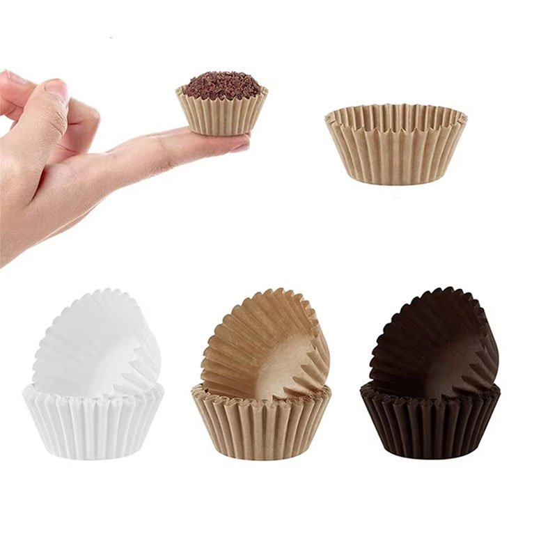 Cupcake Liners Natural Brown White natural brown white greaseproof paper cupcake liners