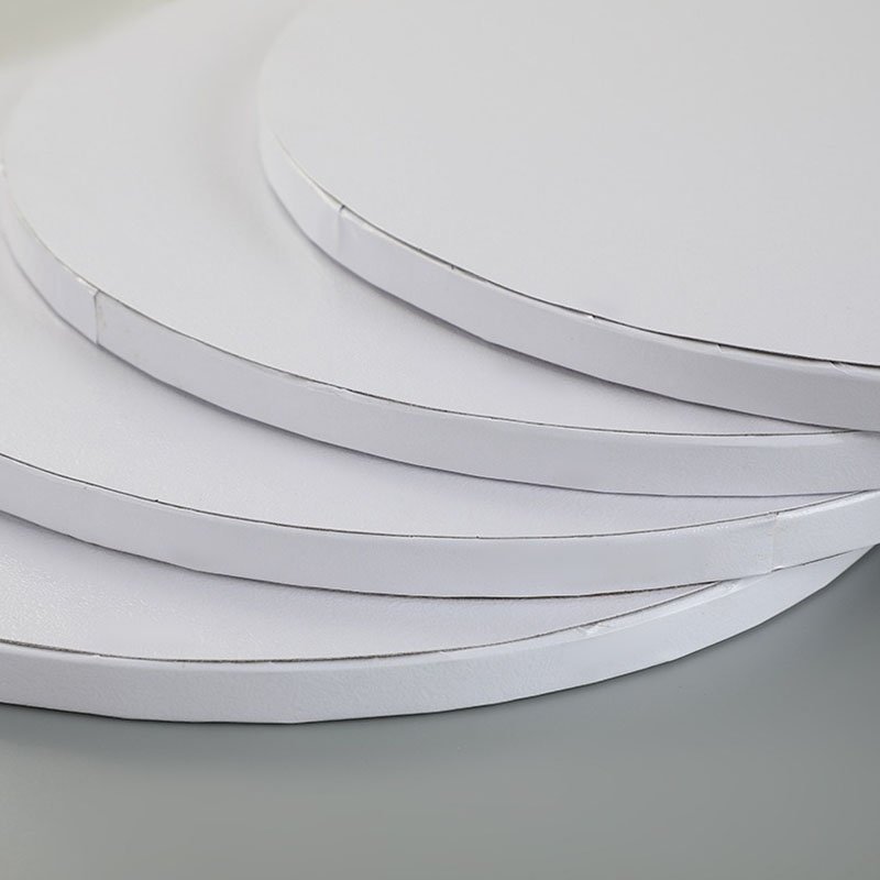 white paper cake drum 10 inch Custom white paper cake drum