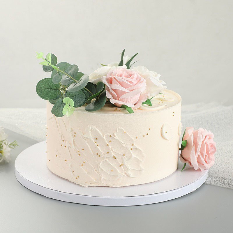 white paper cake drum 10 inch