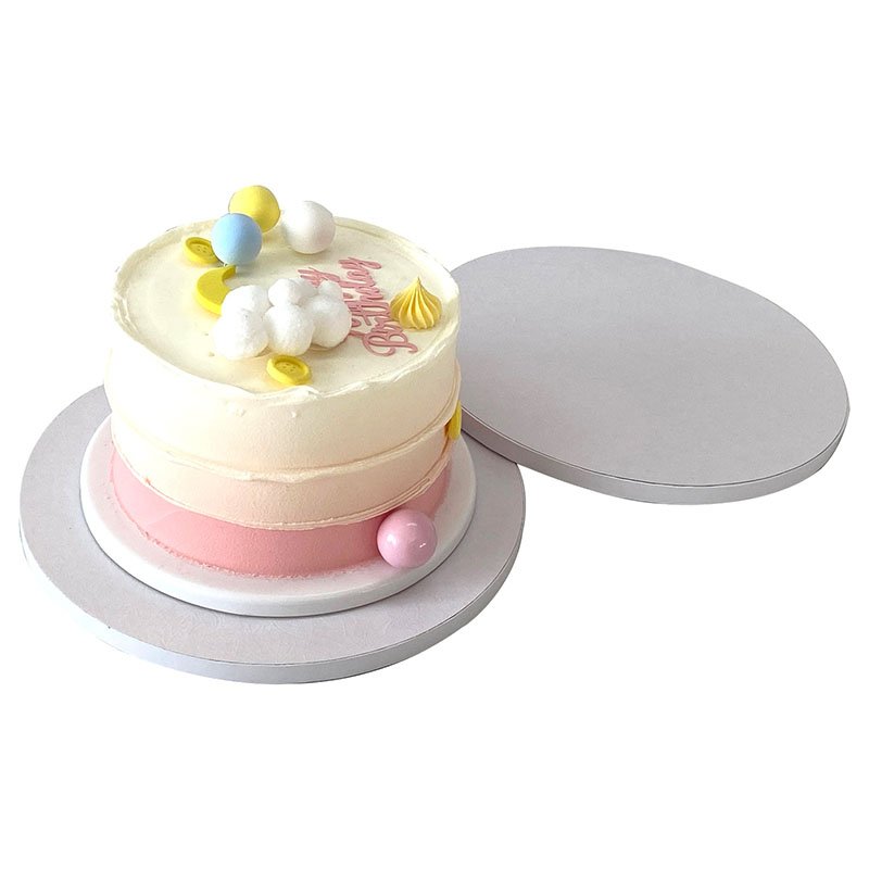 White Round Cake Drums Sturdy Cake Board Base