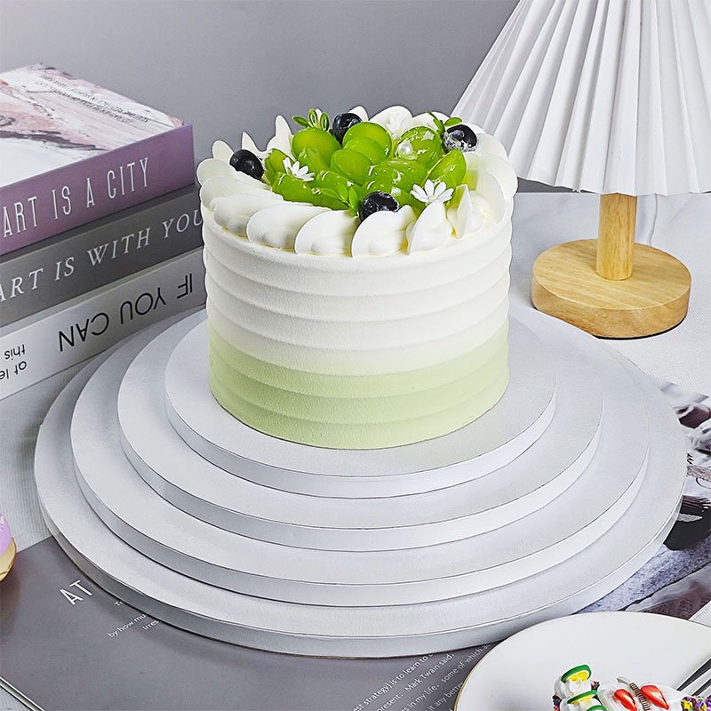 White Round Cake Drums White cake durms for wedding cakes