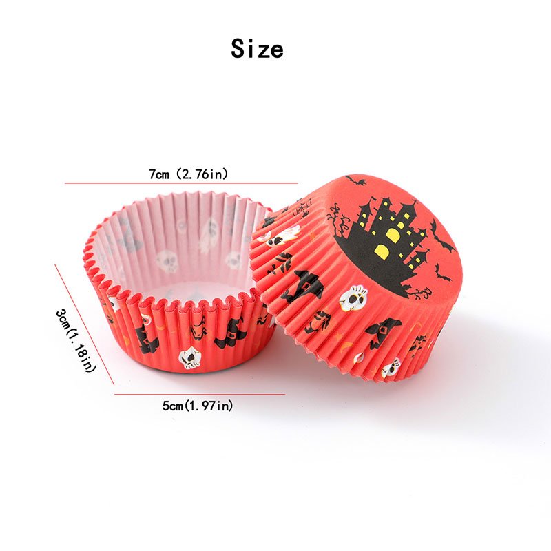 Christmas Dessert Cupcake Liners Halloween cupcake decorations