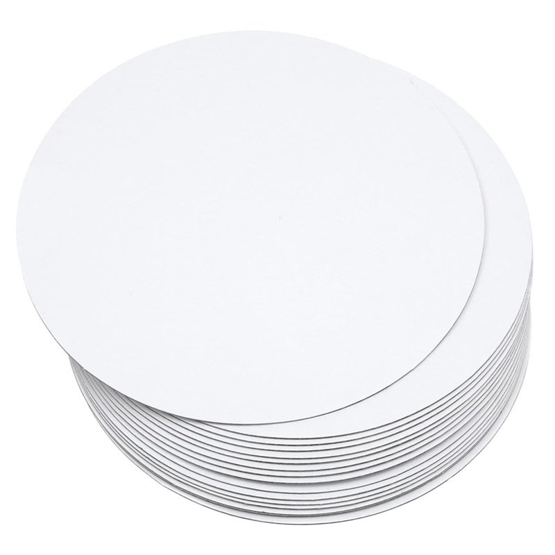 10 Inch White Cake Boards Round for Bakery White cardboard trays for wedding, party, bakery home display