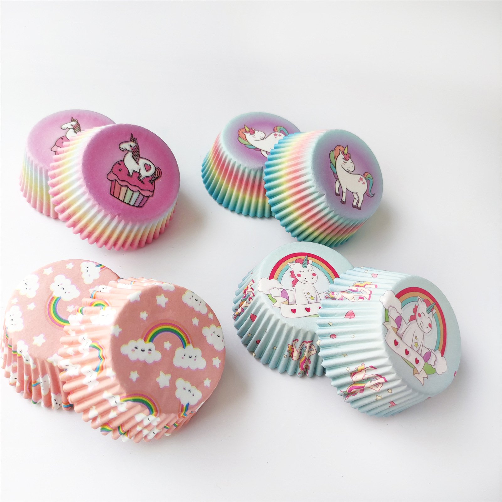 Cup Cake Liners for Kids Party Assorted‑theme packs of cupcake liners for kids party, offer variety like zoo, space, and princess designs.