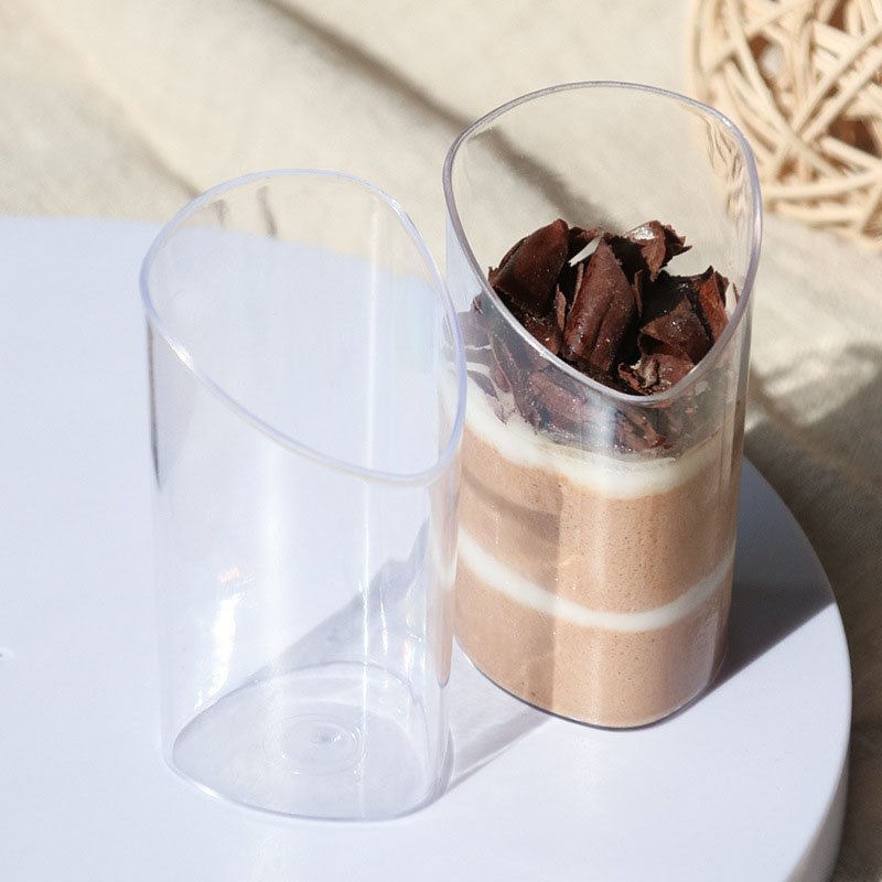 Clear Plastic Dessert Cup 80ml Cost-saving 80ml clear plastic dessert cups, deliver great value without compromising on quality
