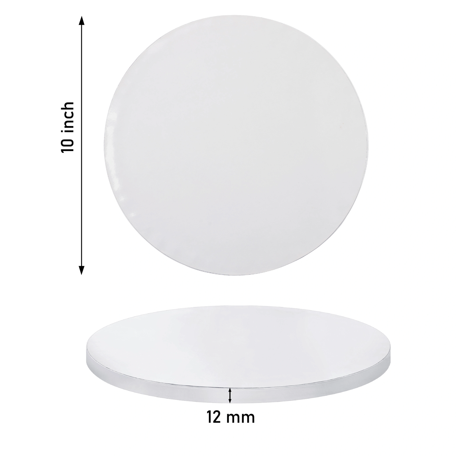 Sturdy Corrugated Cardboard Cake Base Multi‑sized cake drums, adaptable to any cake diameter – from petits fours to grand wedding tiers.