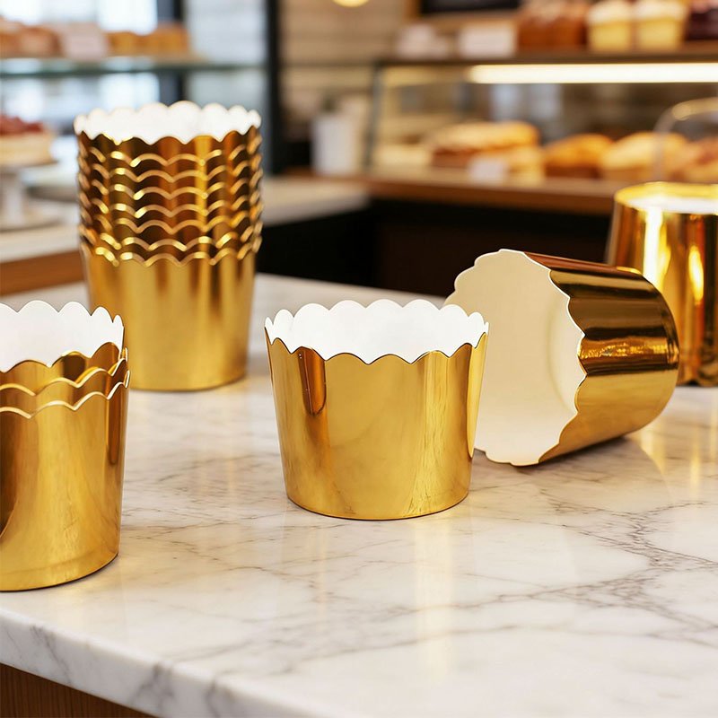 Foil Baking Cup 44 mm Size Foil baking cup for cakes