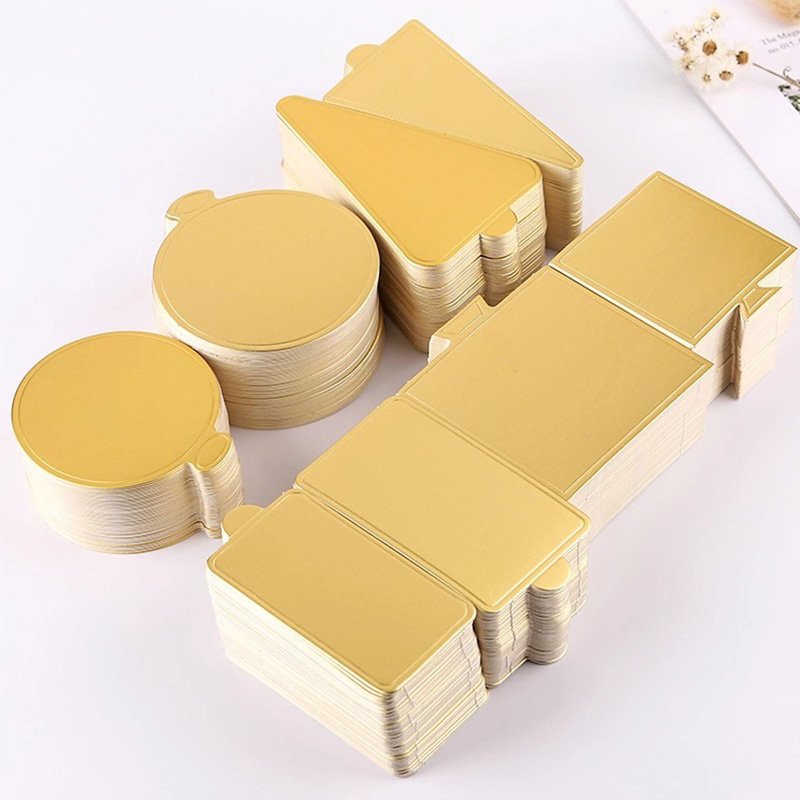 4.6 Inch Triangle Mousse Cake Board for Pastries Cake boards available in 4.6 inch – geometric dessert bases in multiple sizes for mini and standard mousse cakes