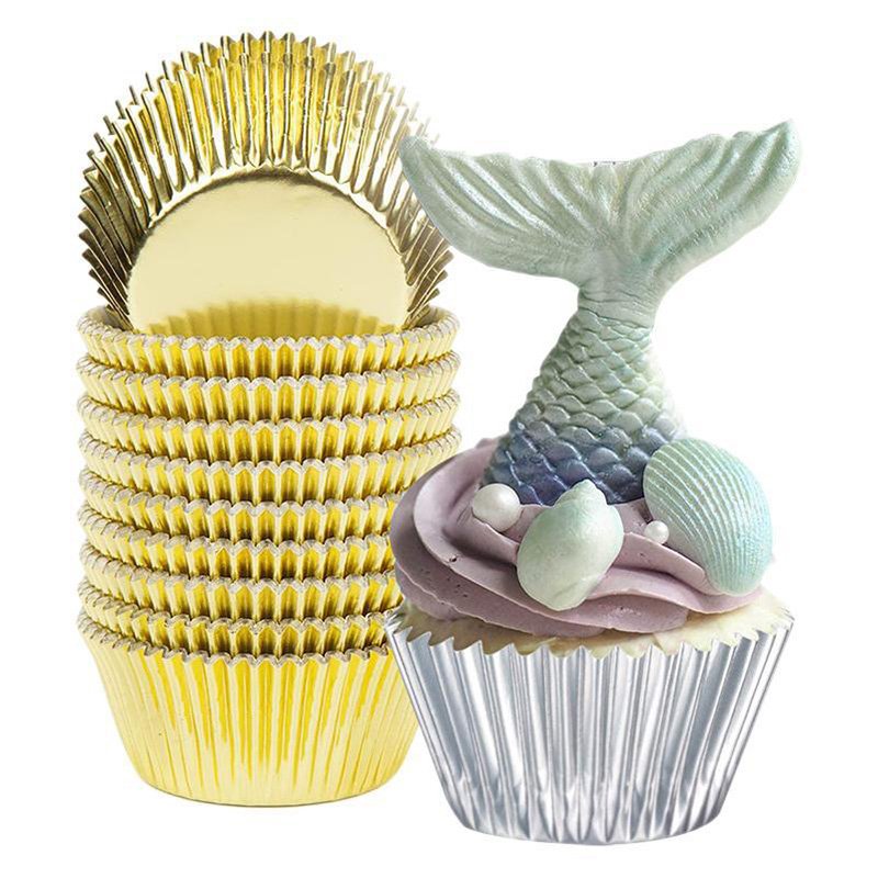 Foil liners add a festive shine to cupcakes and treats, best choice to enhance your themed celebrations.