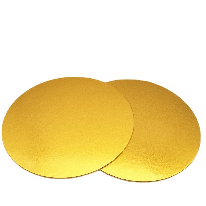 Golden Round Cake Circles Cardboard for Baking Cake Greaseproof circle cakes boards