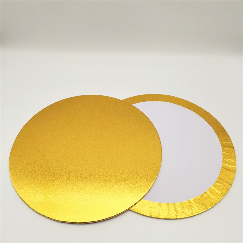 Golden Round Cake Circles Cardboard for Baking Cake Gold cakeboard disposable base