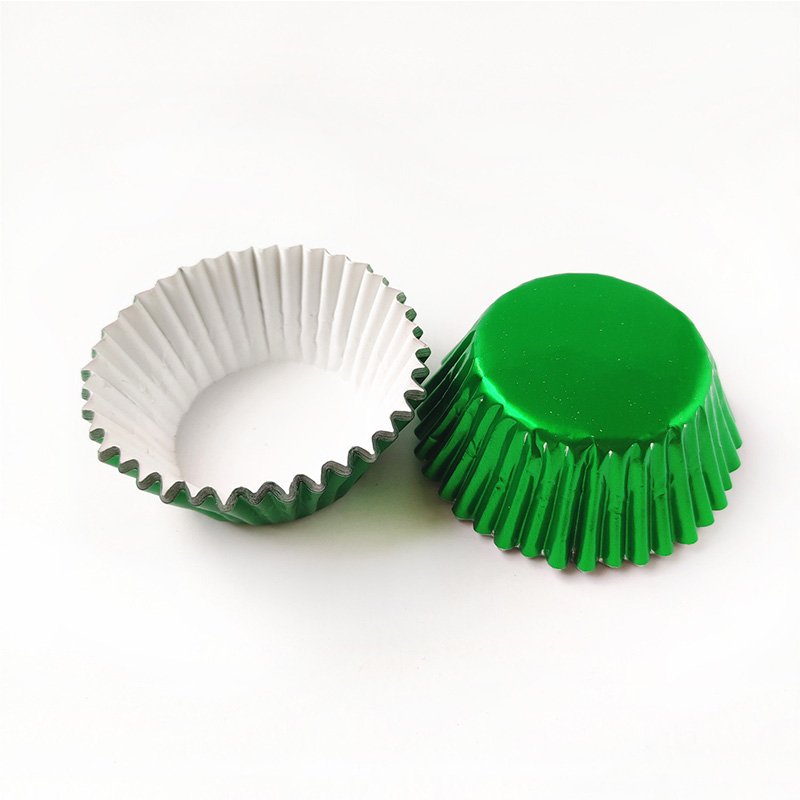 5Cm Foil Cupcake Liners Cupcake Baking Cups, 9 Colors Versatile green foil baking cups – use for cupcakes, muffins, mini quiches and chocolate truffles for any occasion