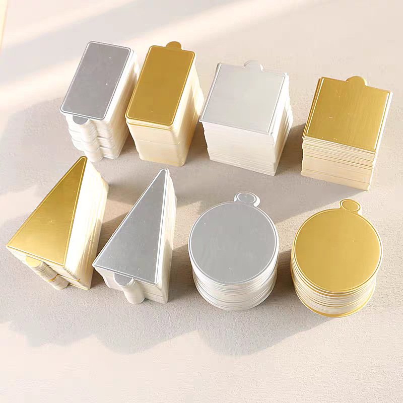 Mini Cake Board Mousse Cake Cardboards Golden Mini cake board mousse cake cardboards golden
