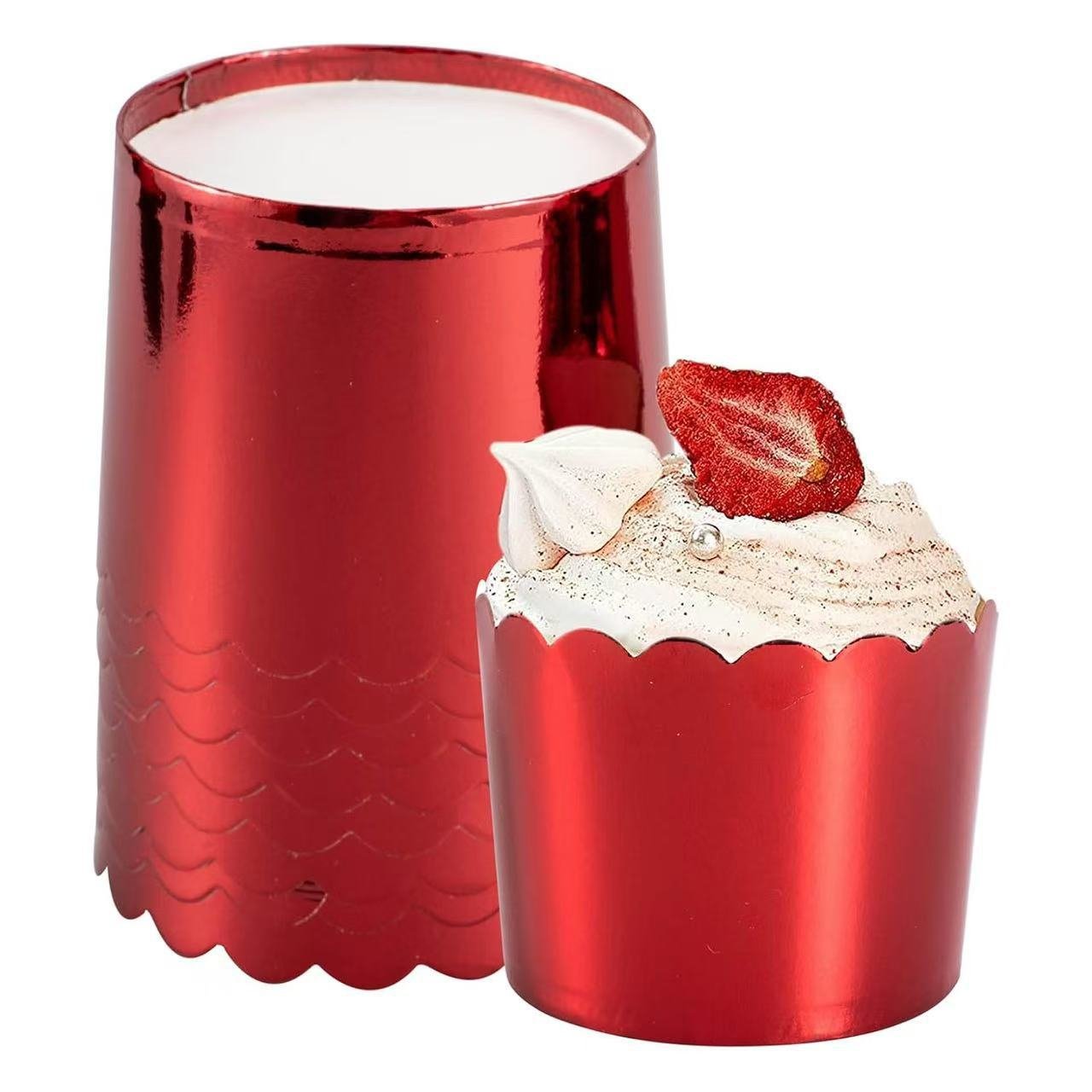50pcs Glossy Foil Muffin Cupcake Wrapper 50pcs glossy foil muffin cupcake wrapper