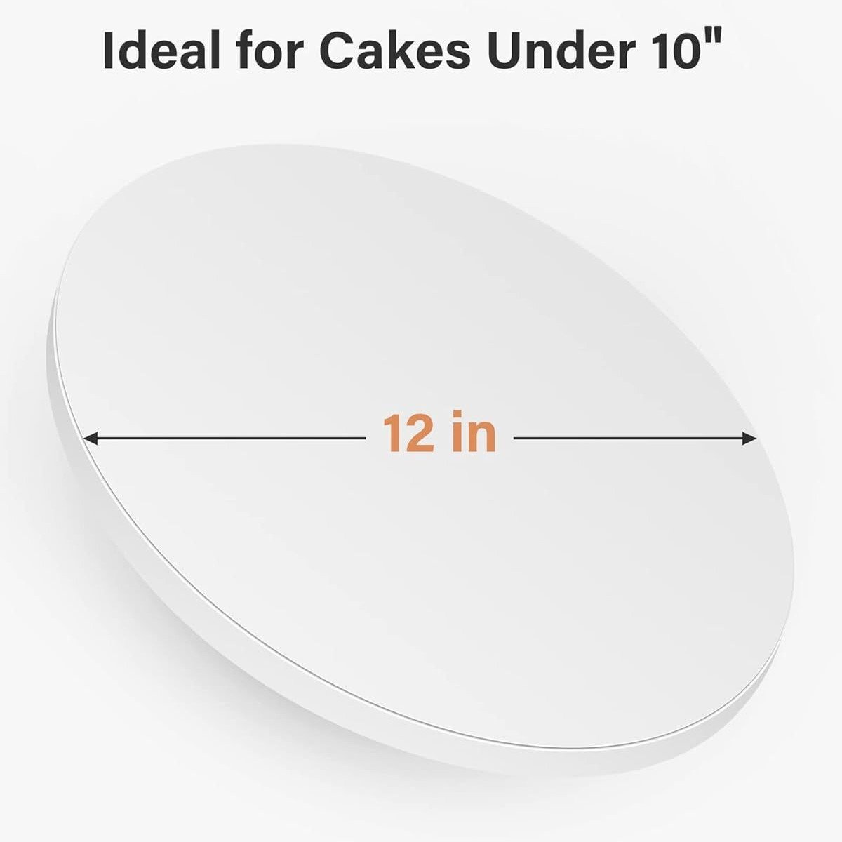 12inch Cake Drums White Cakeboard Base Snow‑white cake drums board
