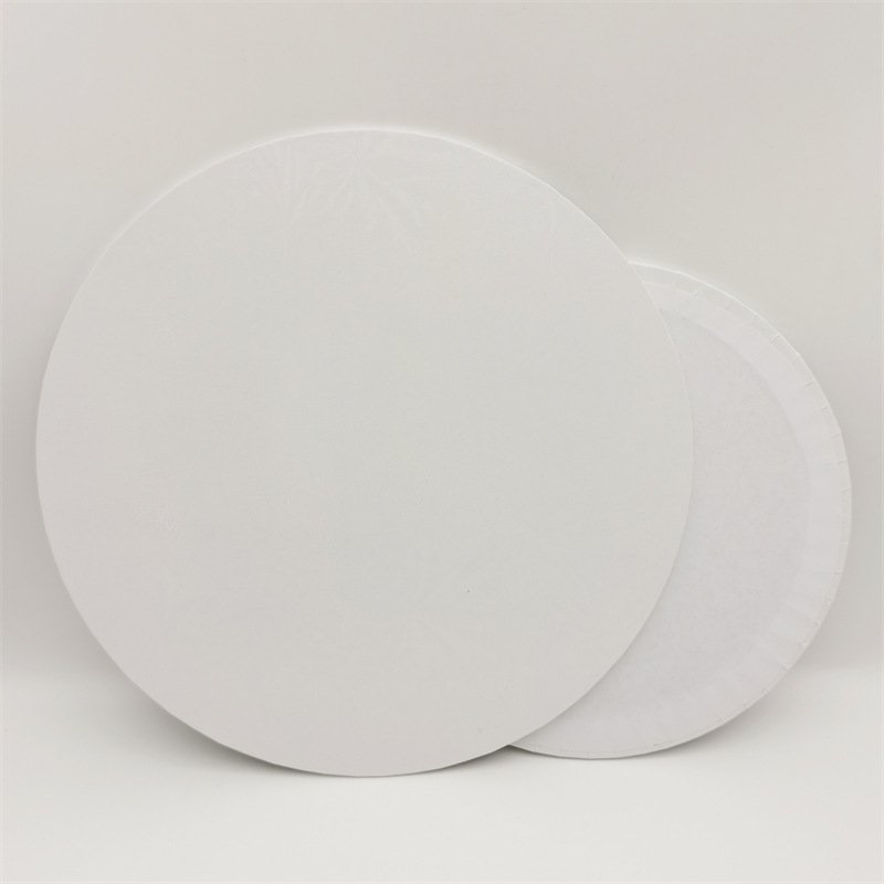 White Corrugated Cake Base Cake Boards for Layer Cakes Budget‑smart white corrugated cake base boards, deliver professional strength at a fraction of the cost of solid plastic alternatives.