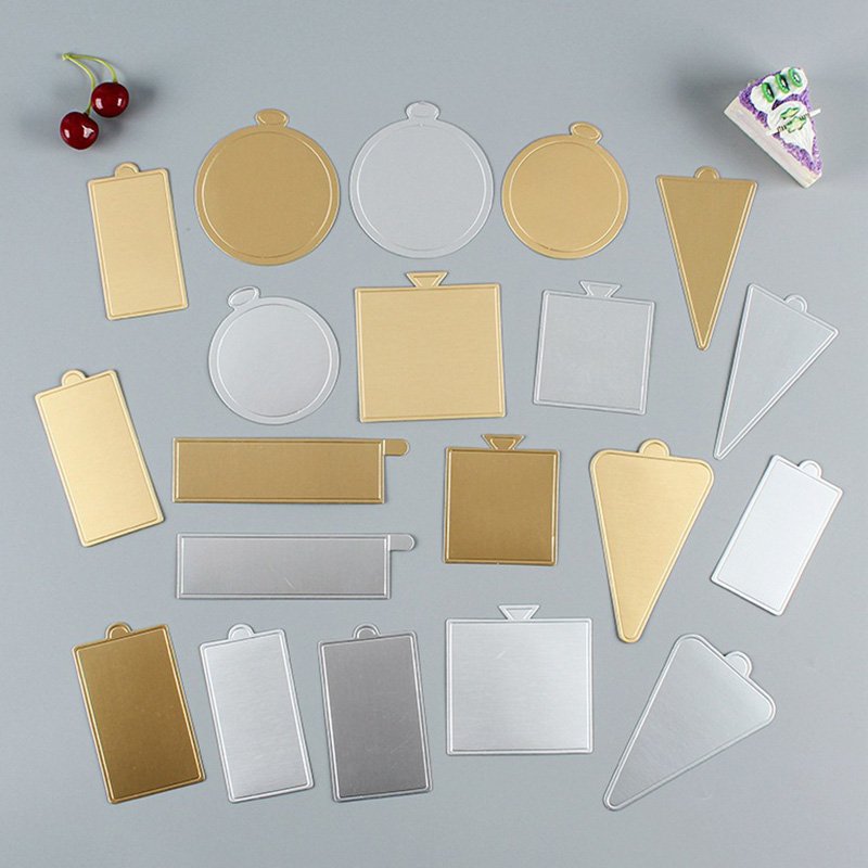 4.6 Inch Triangle Mousse Cake Board for Pastries Wholesale triangle mousse cake boards 4.6 inch – bulk cardboard bases for bakeries, caterers and dessert bars