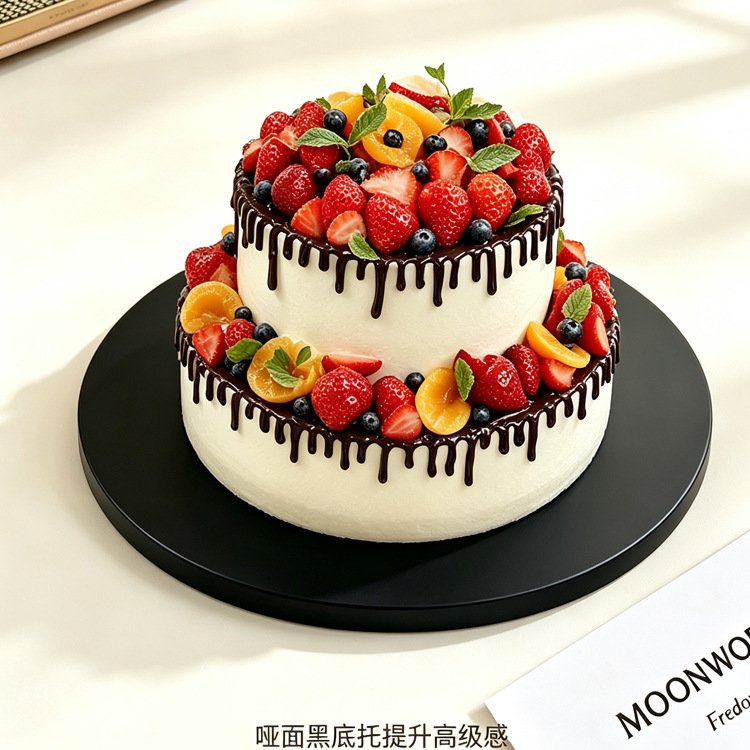 Custom 12 Inch Black Cake Drum Round 12 Inch black cake drum round for wedding