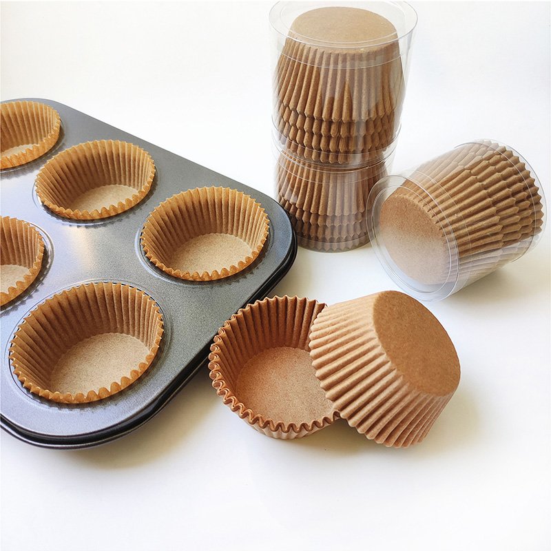 Natural Paper Cupcake Wrappers for Cupcakes & Muffins Natural paper cupcake wrappers