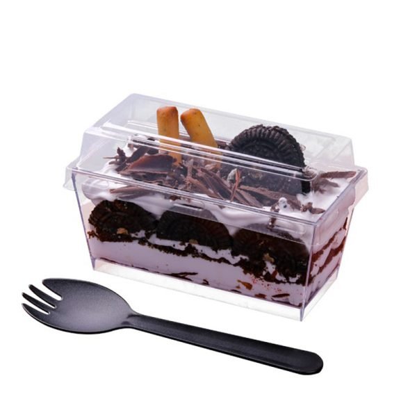 130ml rectangle dessert cups
