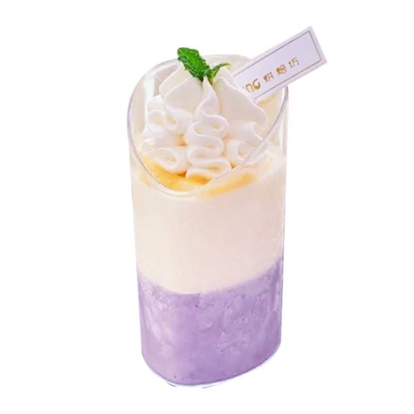 The material of this round plastic dessert cup is high-quality plastic,food grade,adults and children can use it with confidence,safe.