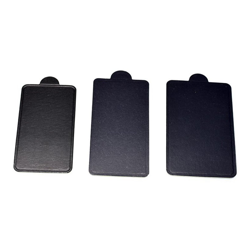 Multi Shape Black Cake Base Boards for Dessert Mousse Bread Sturdy black cake base board thick cardboard for tiered cakes and wedding displays