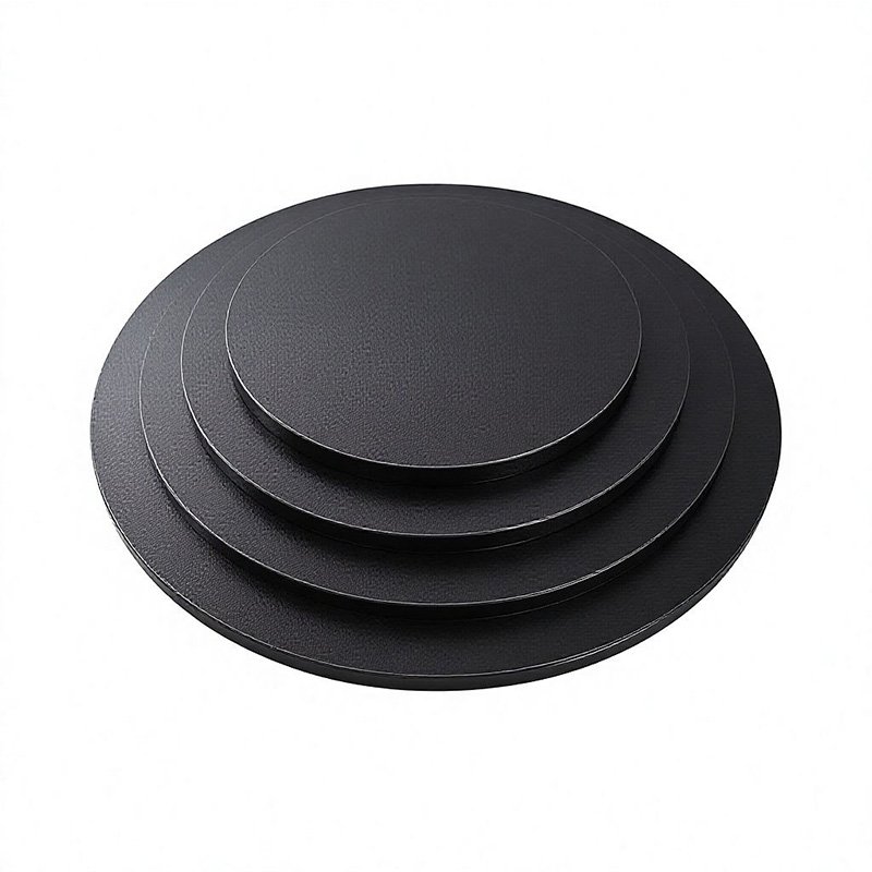 Wholesale Black Round Cake Drums 10 Inch Bulk Cake Boards for Bakeries wholesale black round cake drums