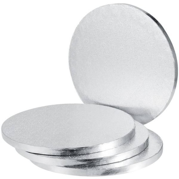 Round sturdy sliver cake drums