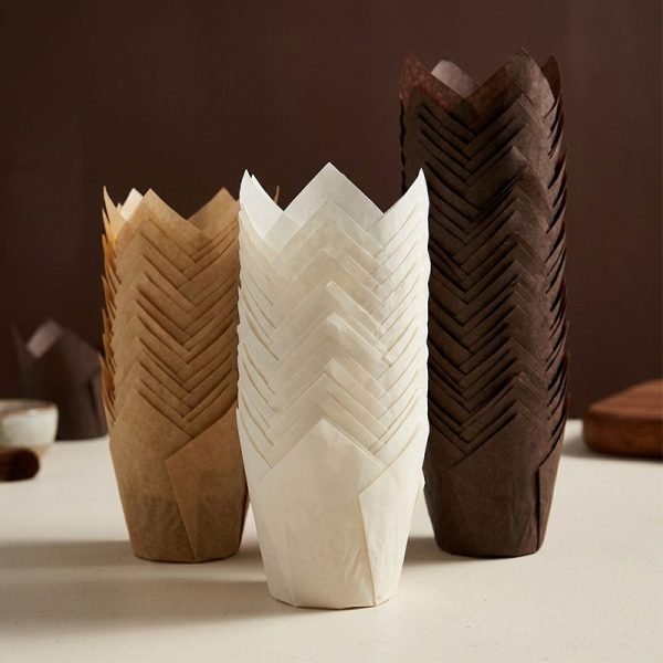 Tulip paper cupcake liners