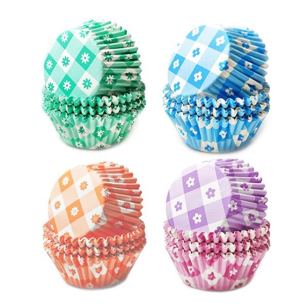 5cm disposable floral cupcake liners